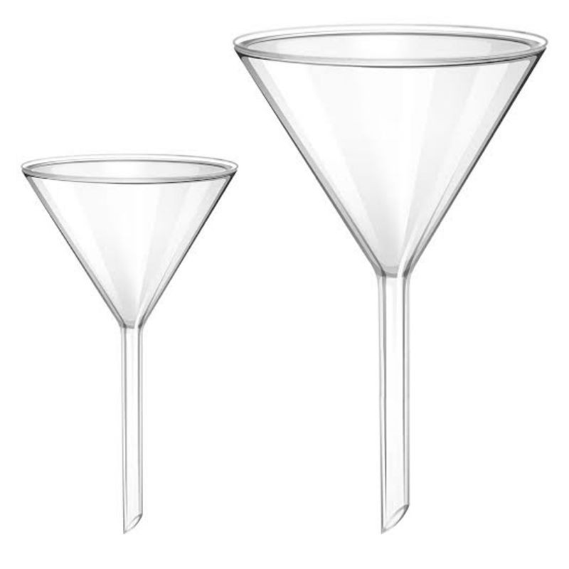 Laboratory Glass Funnel, Short Stem Shopee Philippines