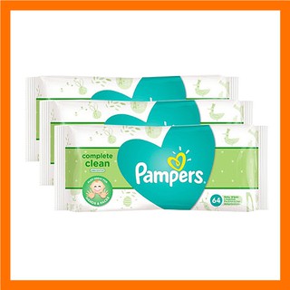 pampers complete clean unscented wipes