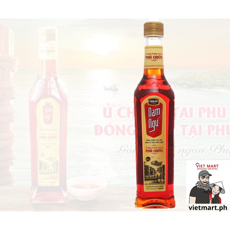 Chin Su Nam Ngu Phu Quoc Fish Sauce Vietnam 500 ml (fish sauce in a