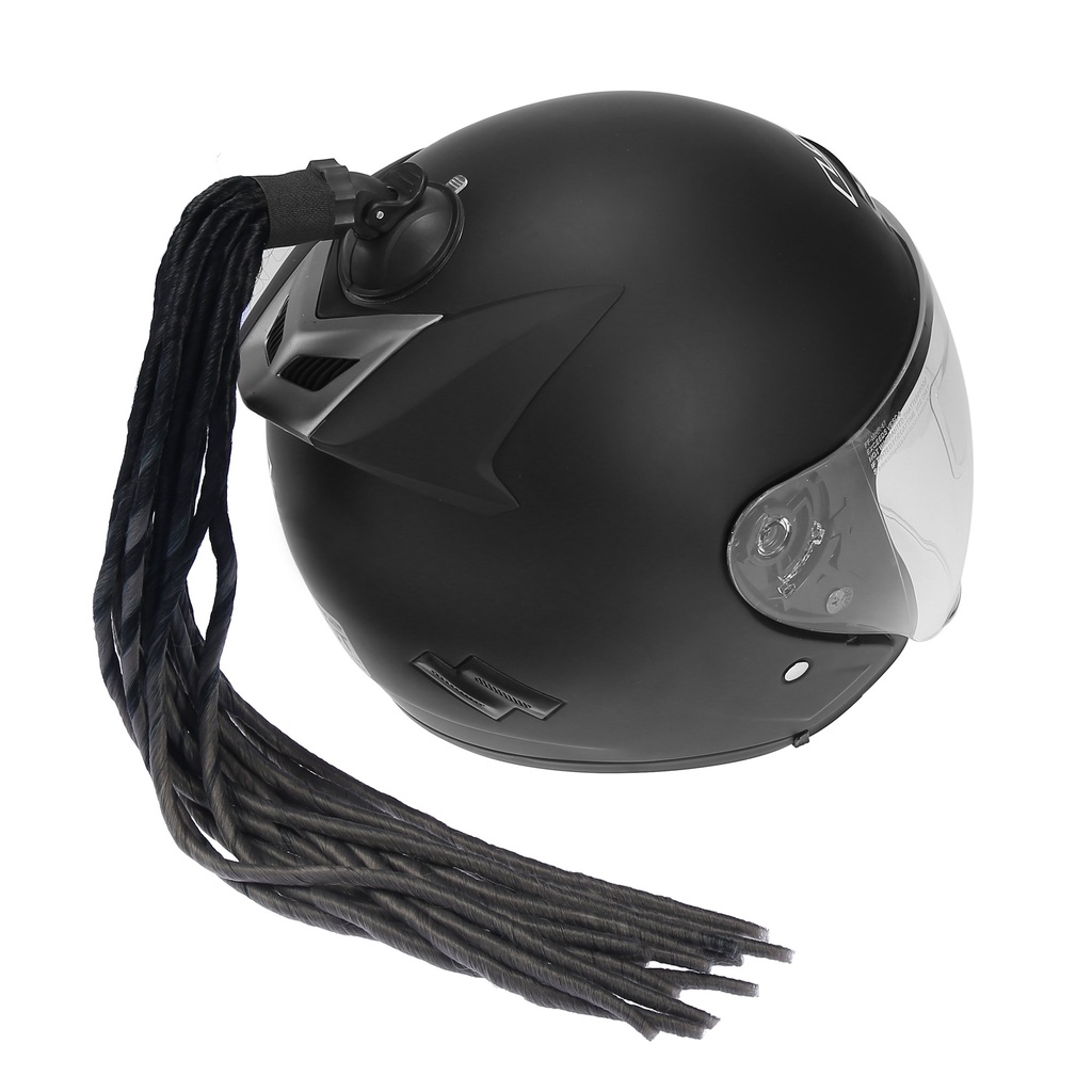 Motoforti Motorcycle Helmet Dreadlocks Decoration Pigtail Gradient