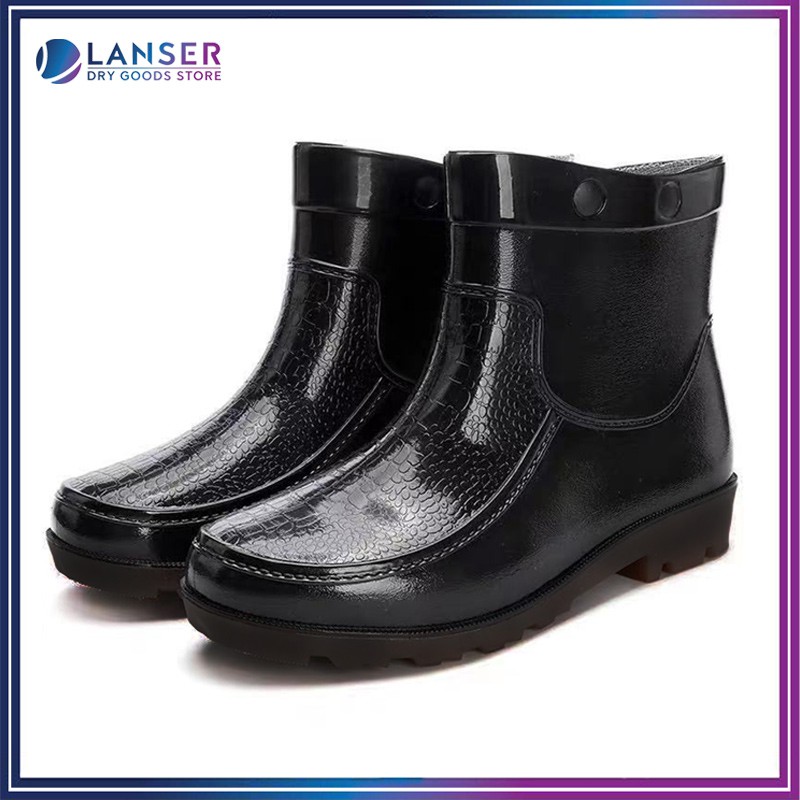 【LS】Low Cut Rain Boots (Bota) PerfeCt Footwear SIZE (4044) Shopee