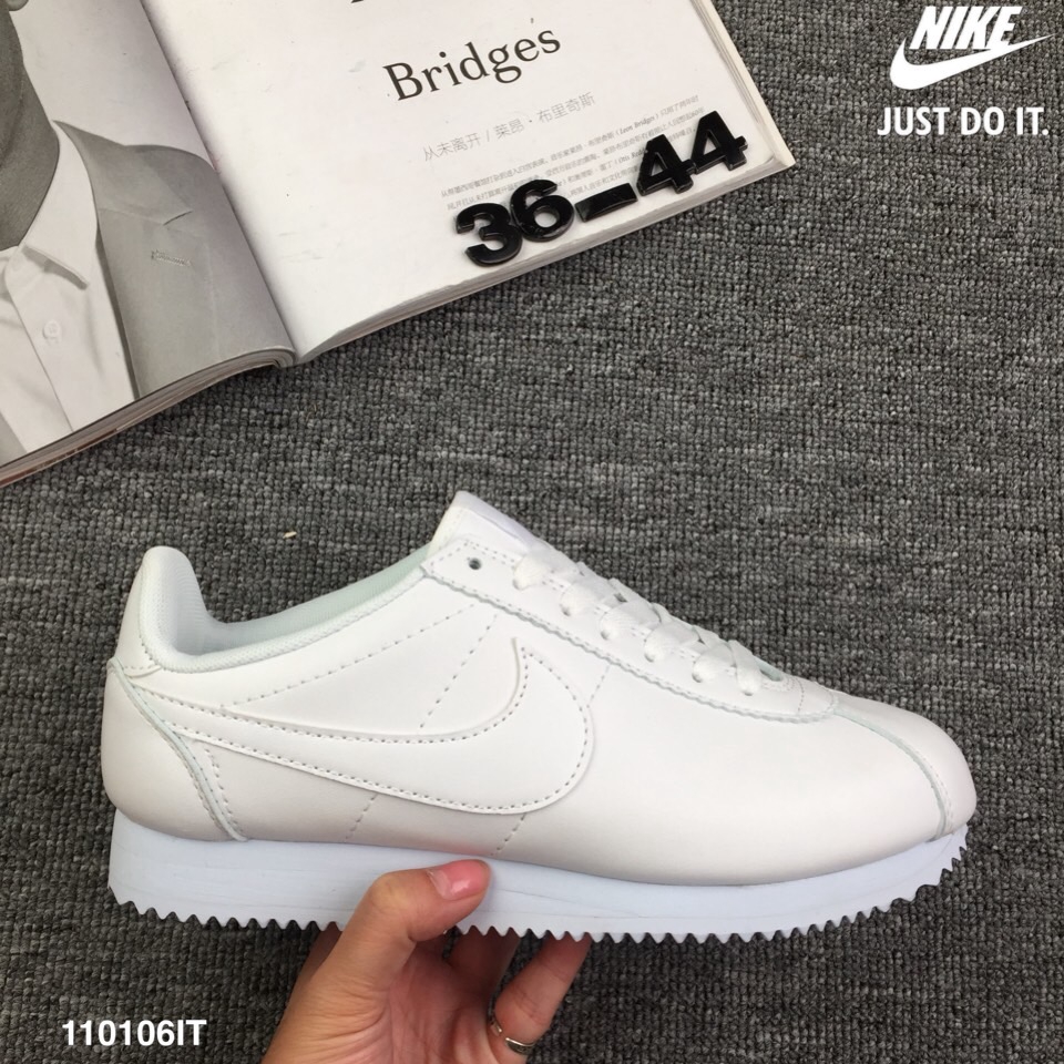 all white cortez mens