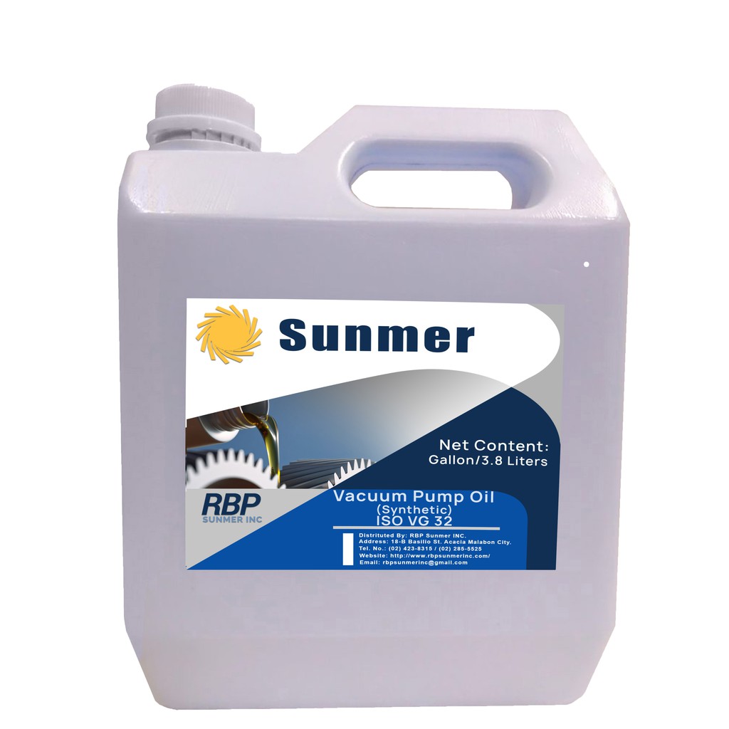 Vacuum Pump Oil Iso Vg 32 (gallon) Shopee Philippines