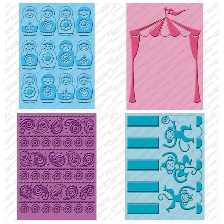 Paisley Cuttlebug Cricut Companion Embossing Folders 4/Pkg Shopee