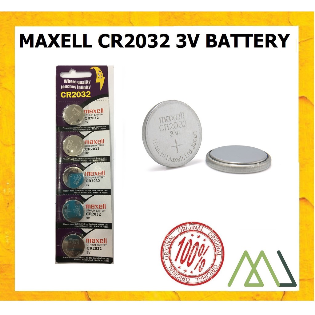 maxell cr2032 3v battery price