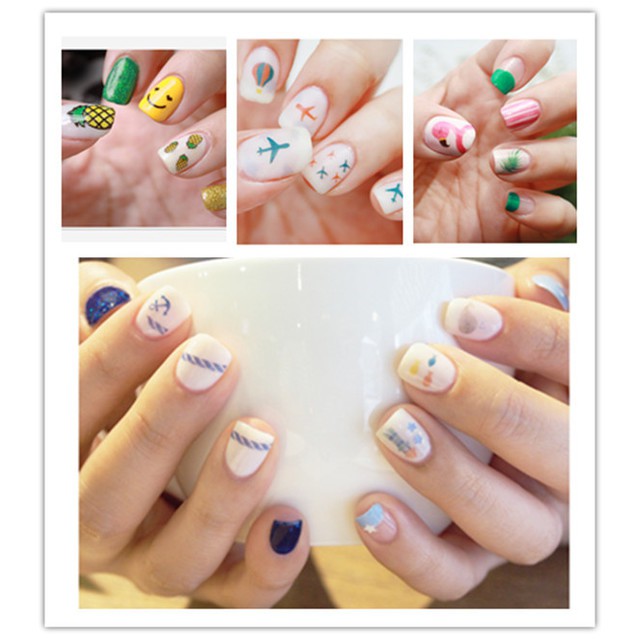 nail letter stickers