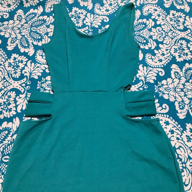 teal-dress-for-up-to-small-size-petite-pre-teen-shopee-philippines