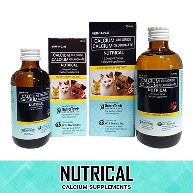 FIPRONutrical Syrup Calcium Supplement For Dogs,Cats, Rabbits, Chinchilla, Guinea Pigs and