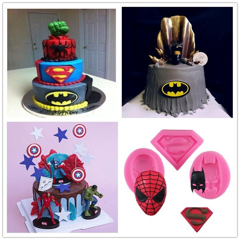 superhero baking molds