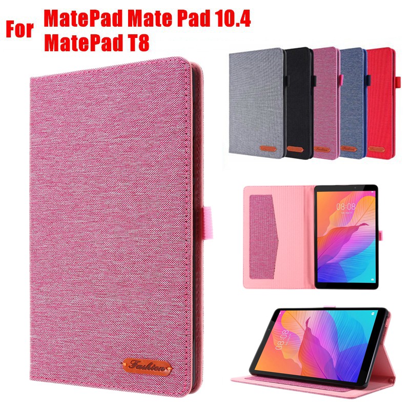 For Huawei MatePad T8 8.0 Mate Pad 10.4 inch Case Denim Pattern Flip