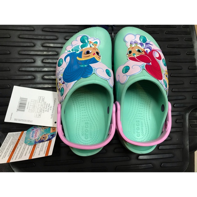 crocs shimmer and shine