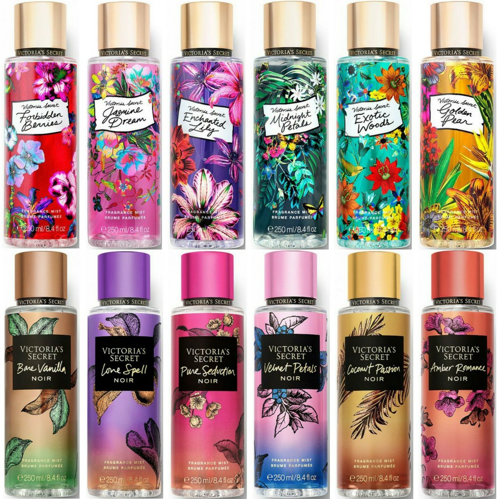 Victoria's Secret Noir & Wonder Garden Collection 250ml Body Mist ...