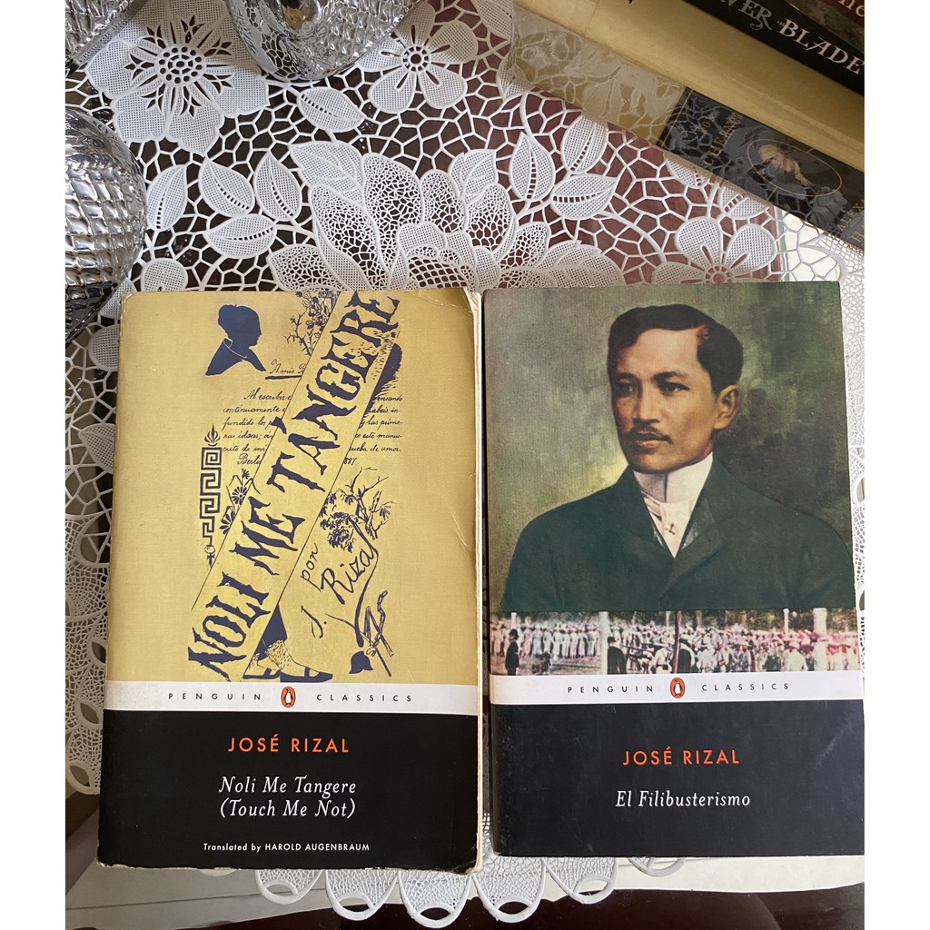 Jose Rizal Noli Me Tangere El Filibusterismo Books Set Shopee ...