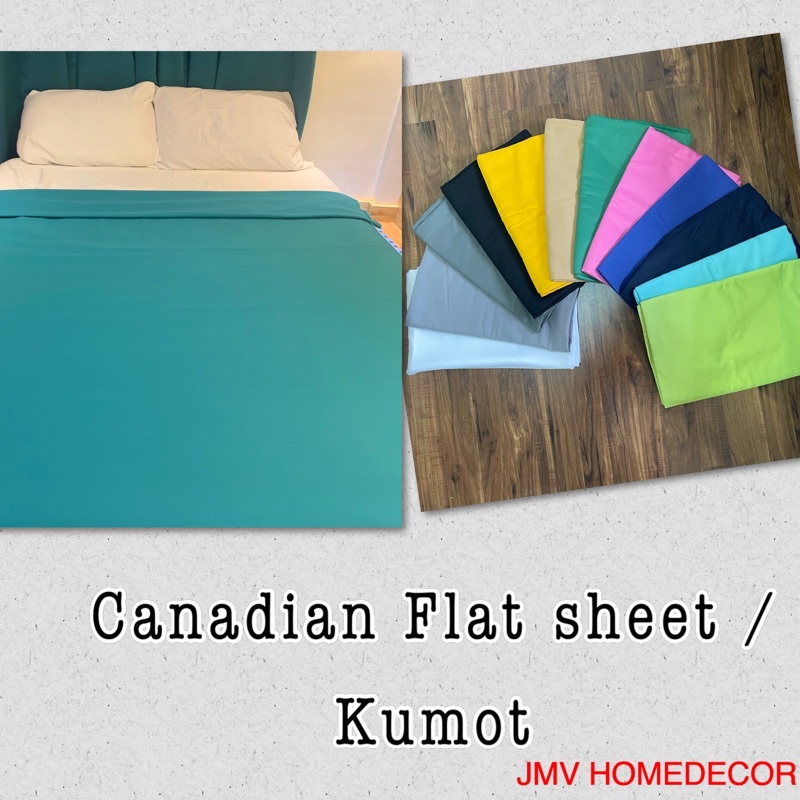 Canadian Cotton Flat Sheet Kumot 72x72 inches Shopee Philippines
