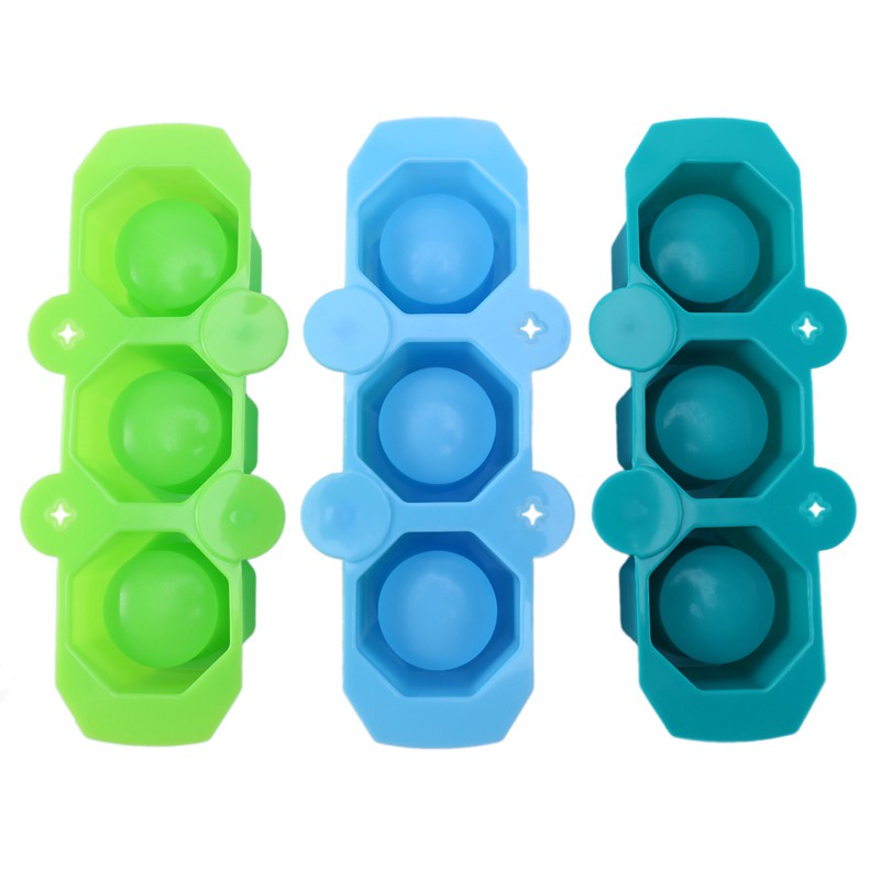 3 Pack Mini Octagon Flower Pot Silicone Molds - Succulent Plant Planter Pot Mold Concrete Cement Plaster Molds, Silicone Ice Molds, DIY Craft Molds for Small Cactus or lings