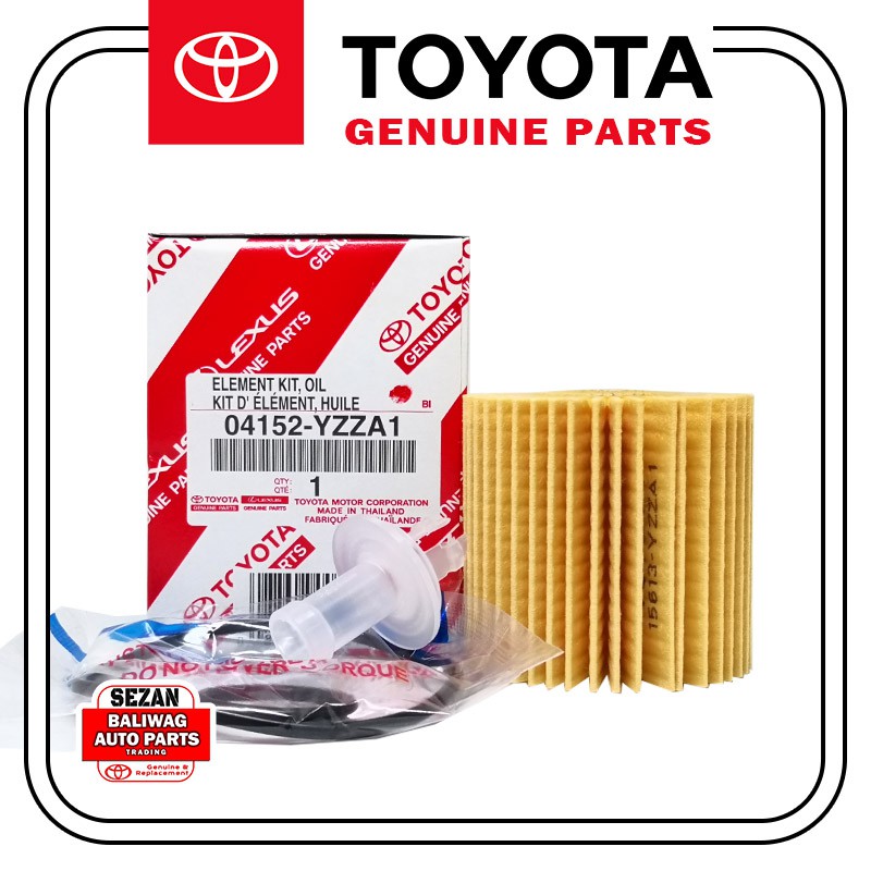 OIL FILTER ELEMENT ORIGINAL TOYOTA CAMRY 2004 PART NO. 04152YZZA1
