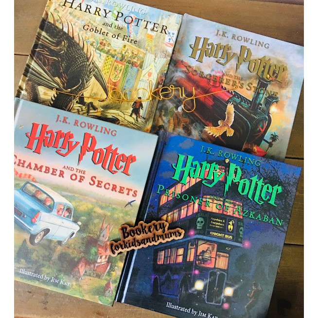 Harry Potter ILLUSTRATED (AVAILABLE) (4 brand new books