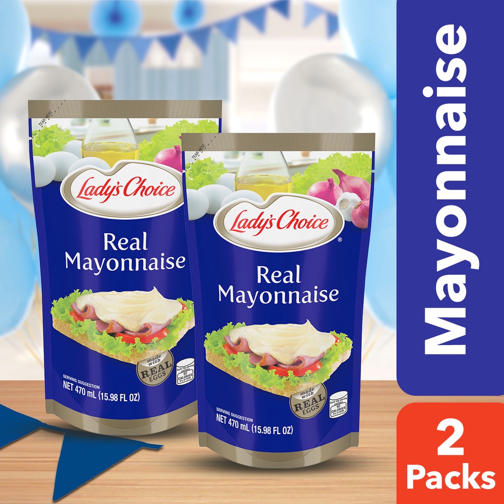 [Bundle of 2] Lady's Choice Mayo Real and Healthy Mayonnaise Regular
