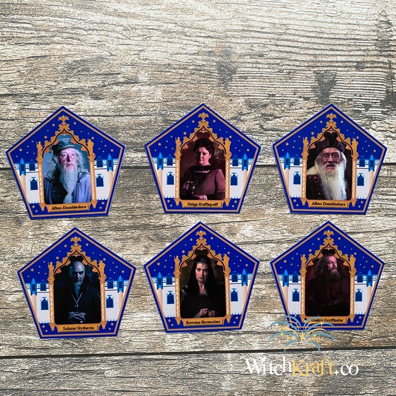 chocolate-frog-cards-hogwarts-founders-dumbledore-harry-potter