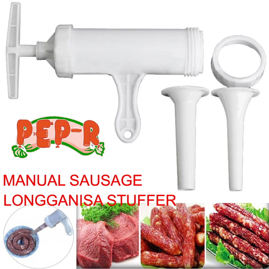 Manual Sausage / Longganisa Stuffer Machine Hand Operated With Funnel