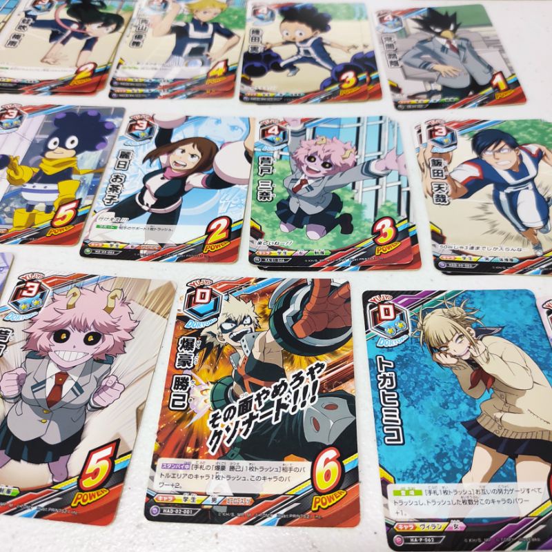 My Hero Academia Tag Game Cards (with 1 free card) Shopee Philippines
