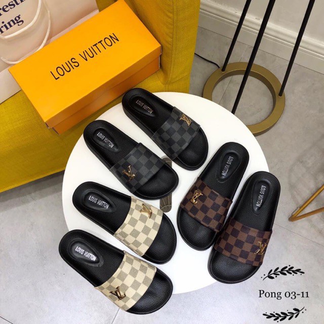 On Sale Womens LV slippers Size(36-41) Louis Vuitton casual Sandals for women | Shopee Philippines