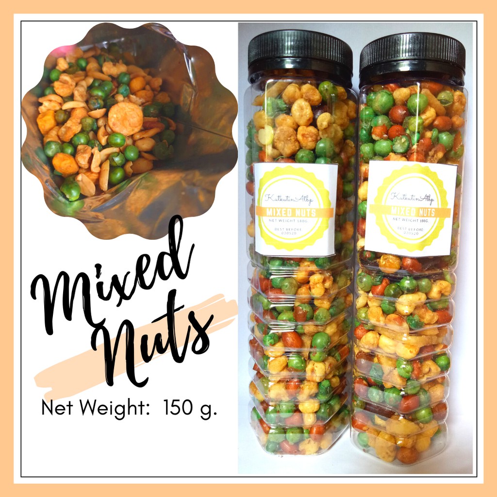 Mixed Nuts (150g.) Kutkutin Atbp. Shopee Philippines