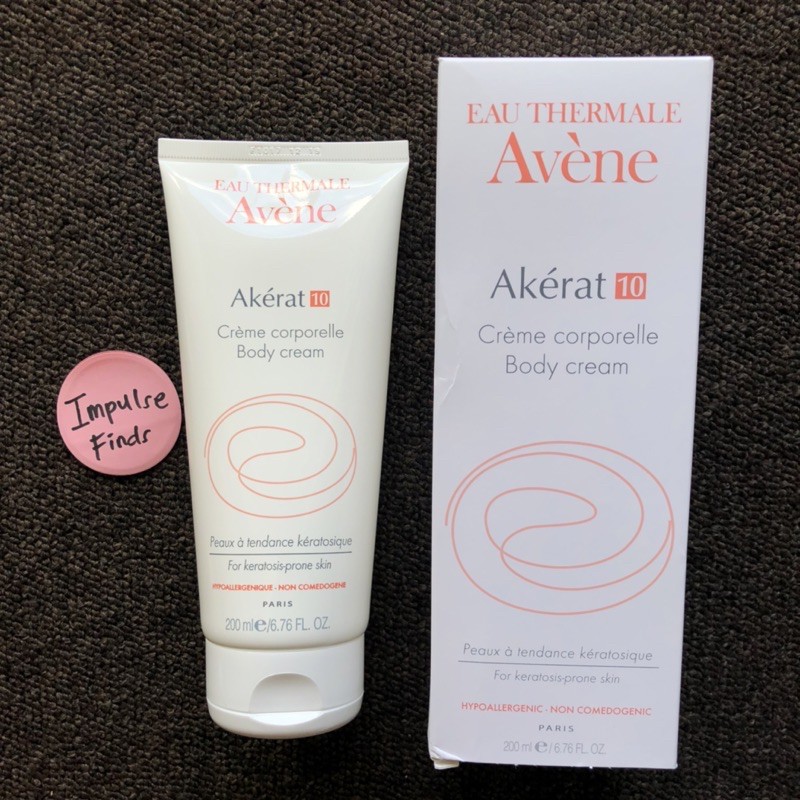 avene akerat 10 body cream