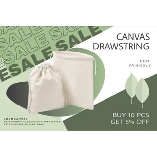 Plain Canvas Dust Bag Drawstring Pouches Katsa
