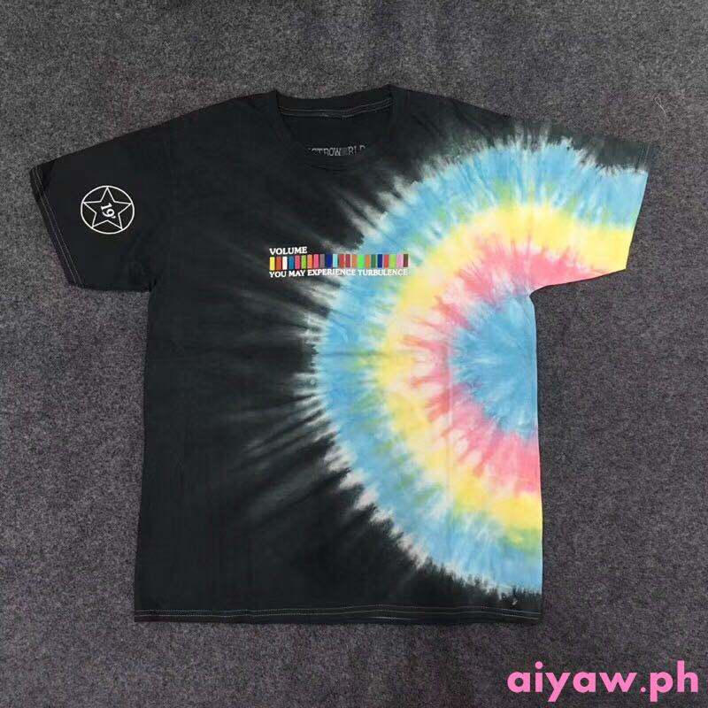 astroworld festival tie dye shirt