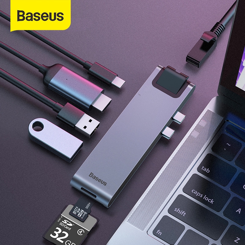 Baseus Usb C Hub Usb Hub Usb 3.0 Hdmi Adapter For laptop Pro Air Hub ...