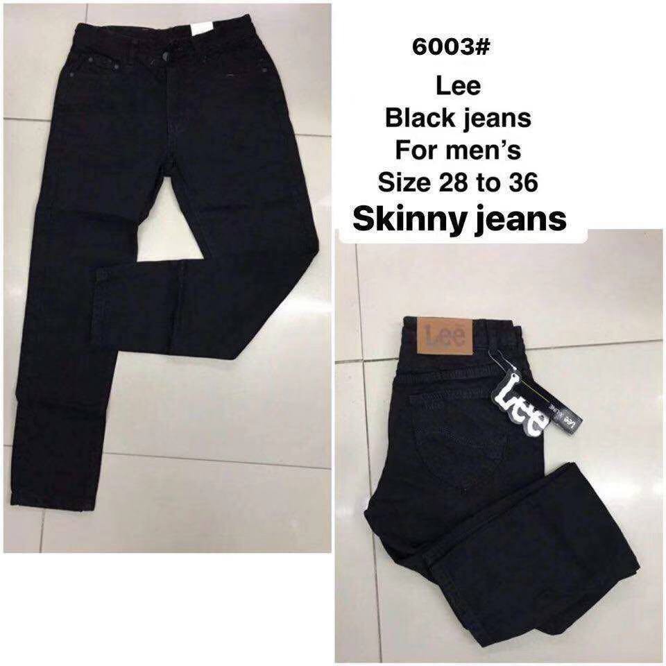 lee stretch black jeans