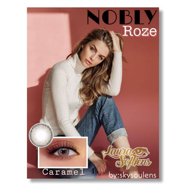 Sky Soul Softlens Nobly Roze Caramel Free Lenscase Shopee Philippines