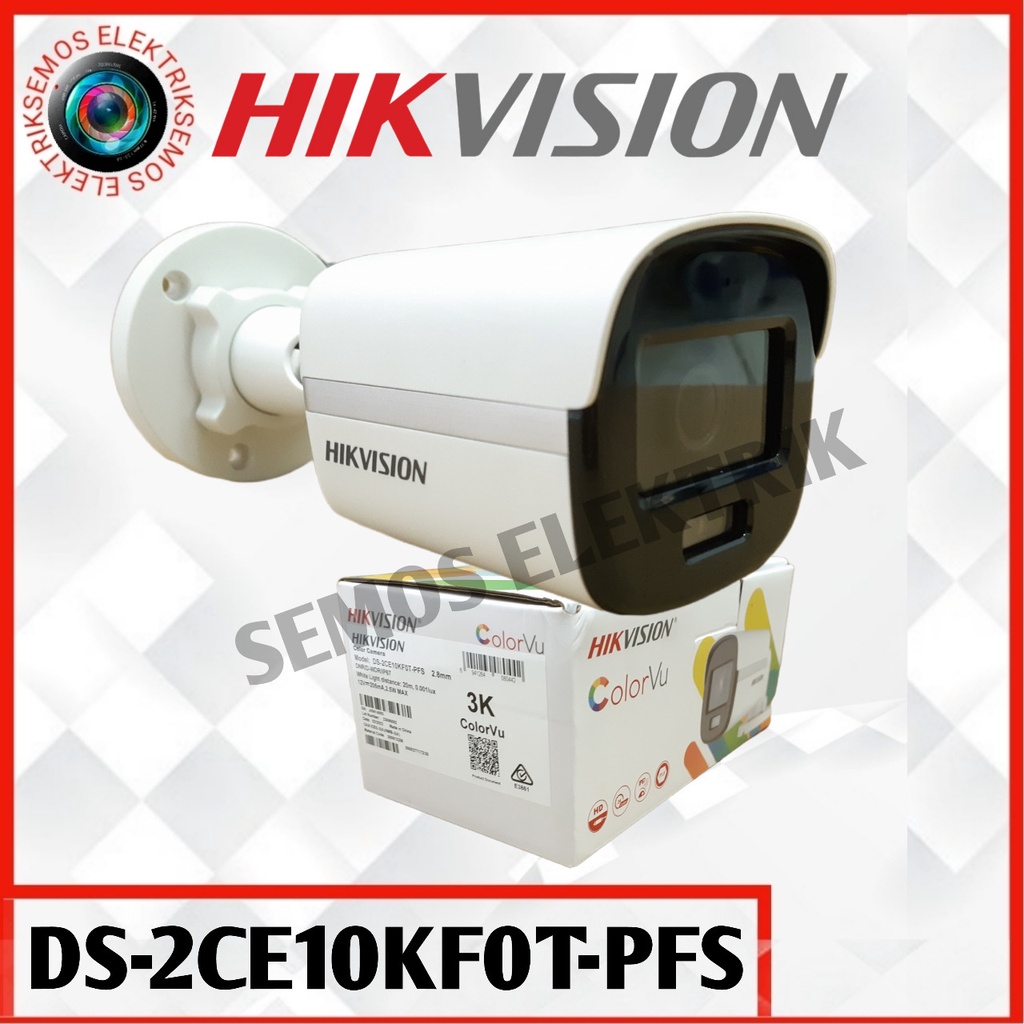 Ds-2ce10kf0t-pfs HIK 3K 5MP COLORVU BUILT IN MIC Turbo HD | Shopee ...