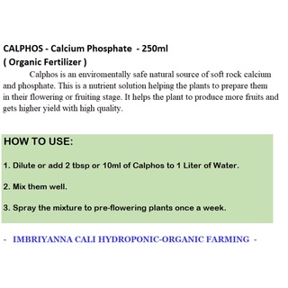 CALPHOS Organic Fertilizer 250ml #3