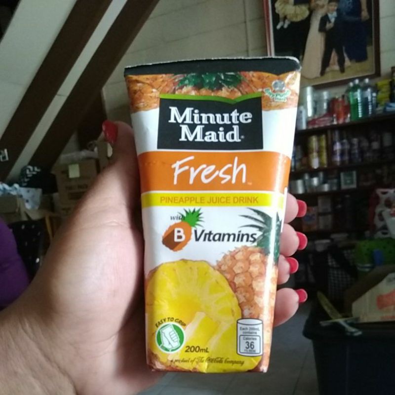 Minute Maid Fresh Pineapple Juice 200ml Shopee Philippines
