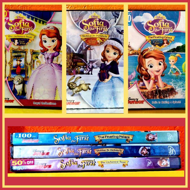 SOFIA THE FIRST [3- MOVIE BUNDLE PACK] ORIGINAL DVD MOVIE BRAND-NEW ...