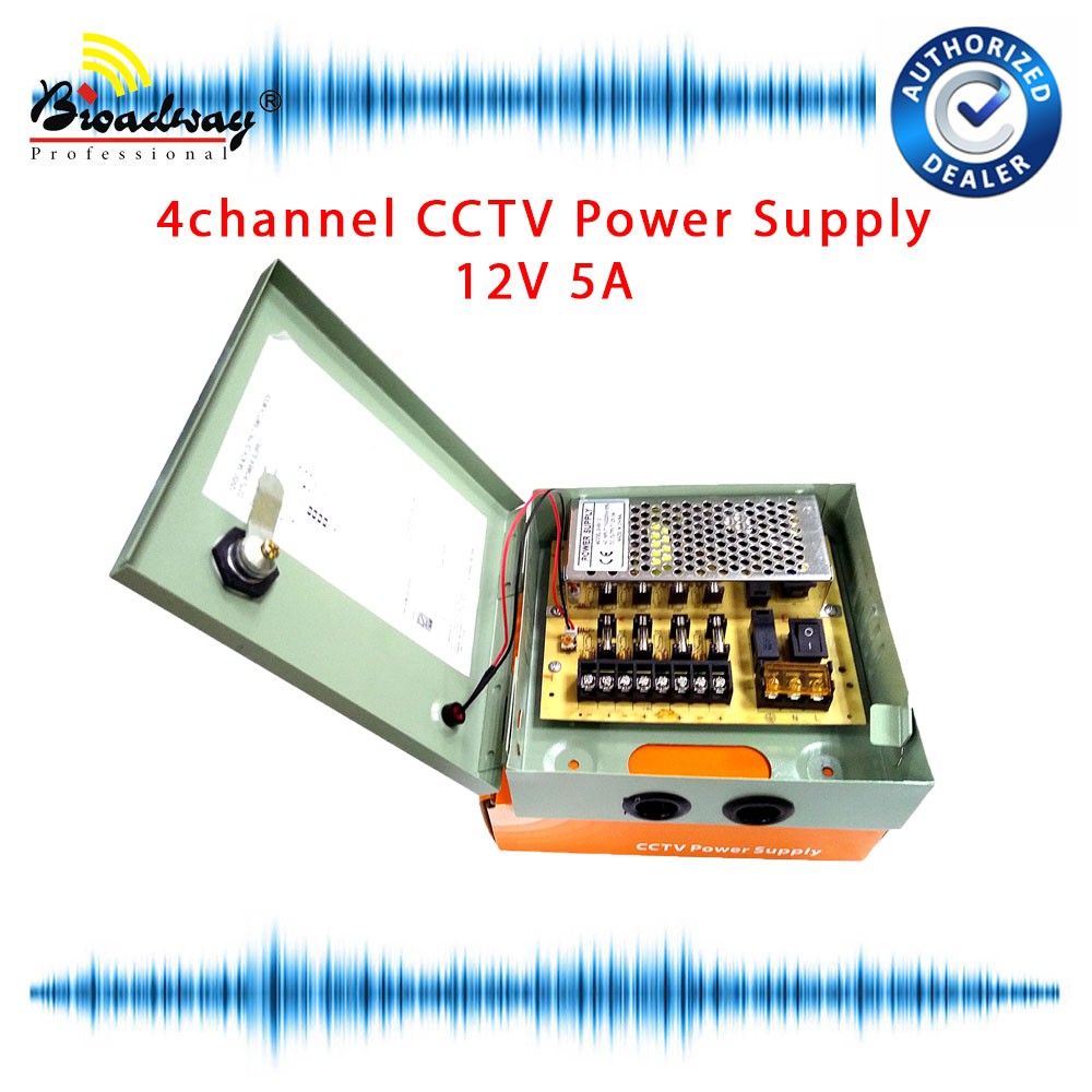 4CH 12V 5A CCTV Fused Centralized Power Supply 4 Channel Ports Shopee