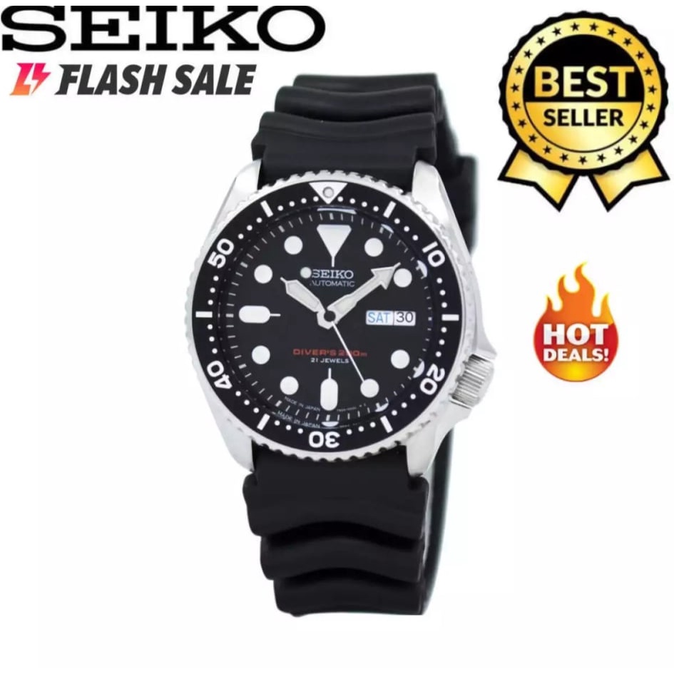 Seiko Divers Automatic Japan Movement Waterproof Watch with Day & Date for  MEN watch watch | Shopee Philippines