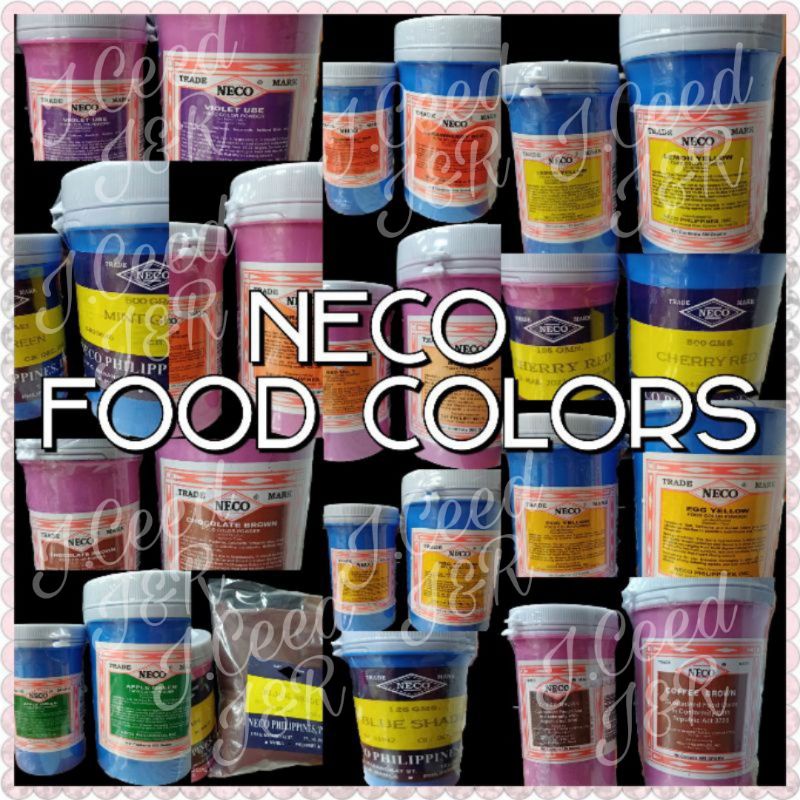 NECO FOOD COLORS POWDER 125G AND 500G Shopee Philippines
