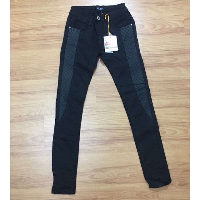 Mechanics Instrument Apparatet Blue Rags Black Faux Leather Skinny Jeans Euro brand SZ38 | Shopee  Philippines