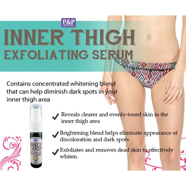exfoliate inner thighs
