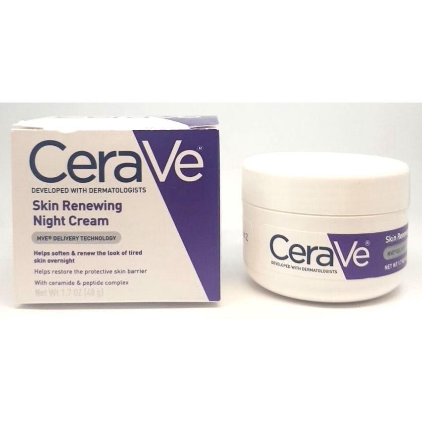 CeraVe Skin Renewing Night Cream 48g/1.7oz Shopee Philippines