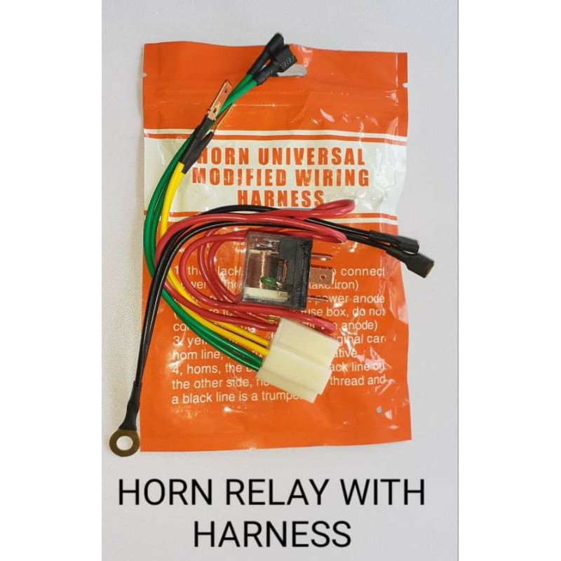 Horn Auxiliary Light Relay & Harness Set Shopee Philippines