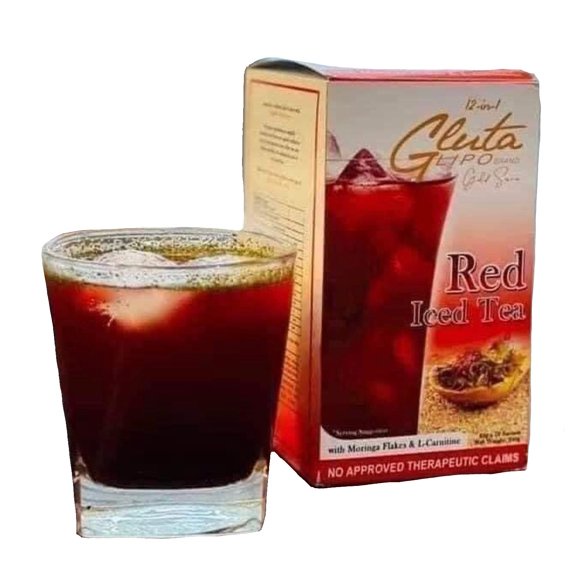 Glutalipo Gold Series Red Iced Tea Icedtea Icetea Ice Tea Gluta Lipo