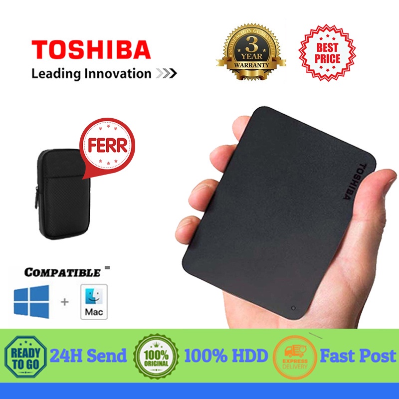 Casing Hard Disk External Toshiba Canvio 1TB USB Limited Edition+ Free