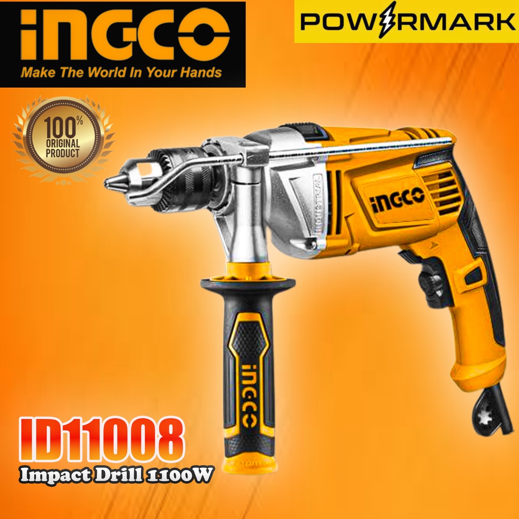 INGCO ID11008 Impact Drill 1100W [POWERMARK | IPT] | Shopee Philippines