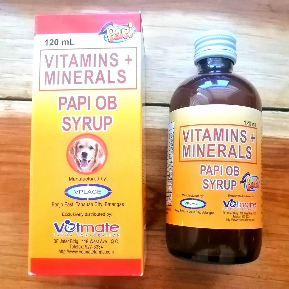 [VETKLIX] Papi OB Syrup Pre and Post Pregnancy Pet Vitamins 120ml