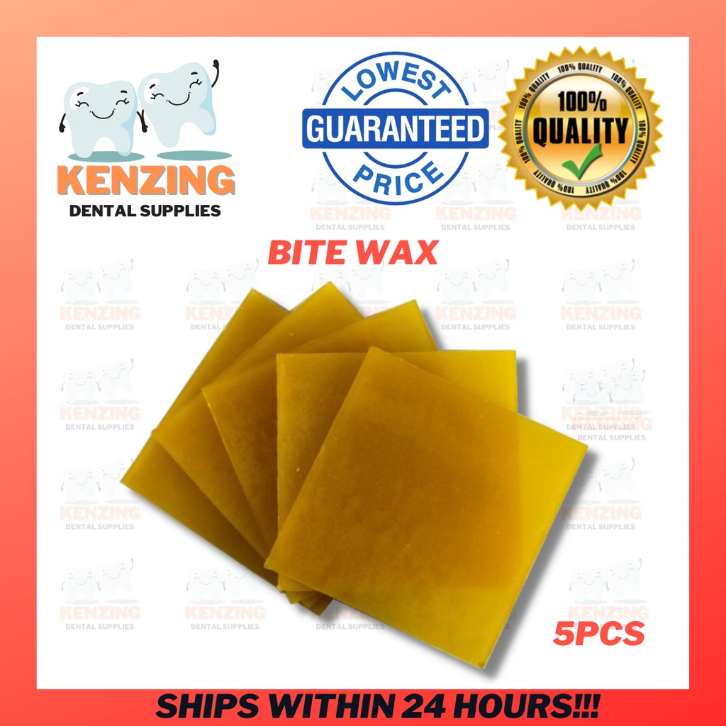 Dental Yellow Bite Wax 5pcs per pack Shopee Philippines