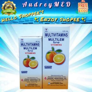 MultiVitamins (MULTILEM syrup) 60mL / 120mL